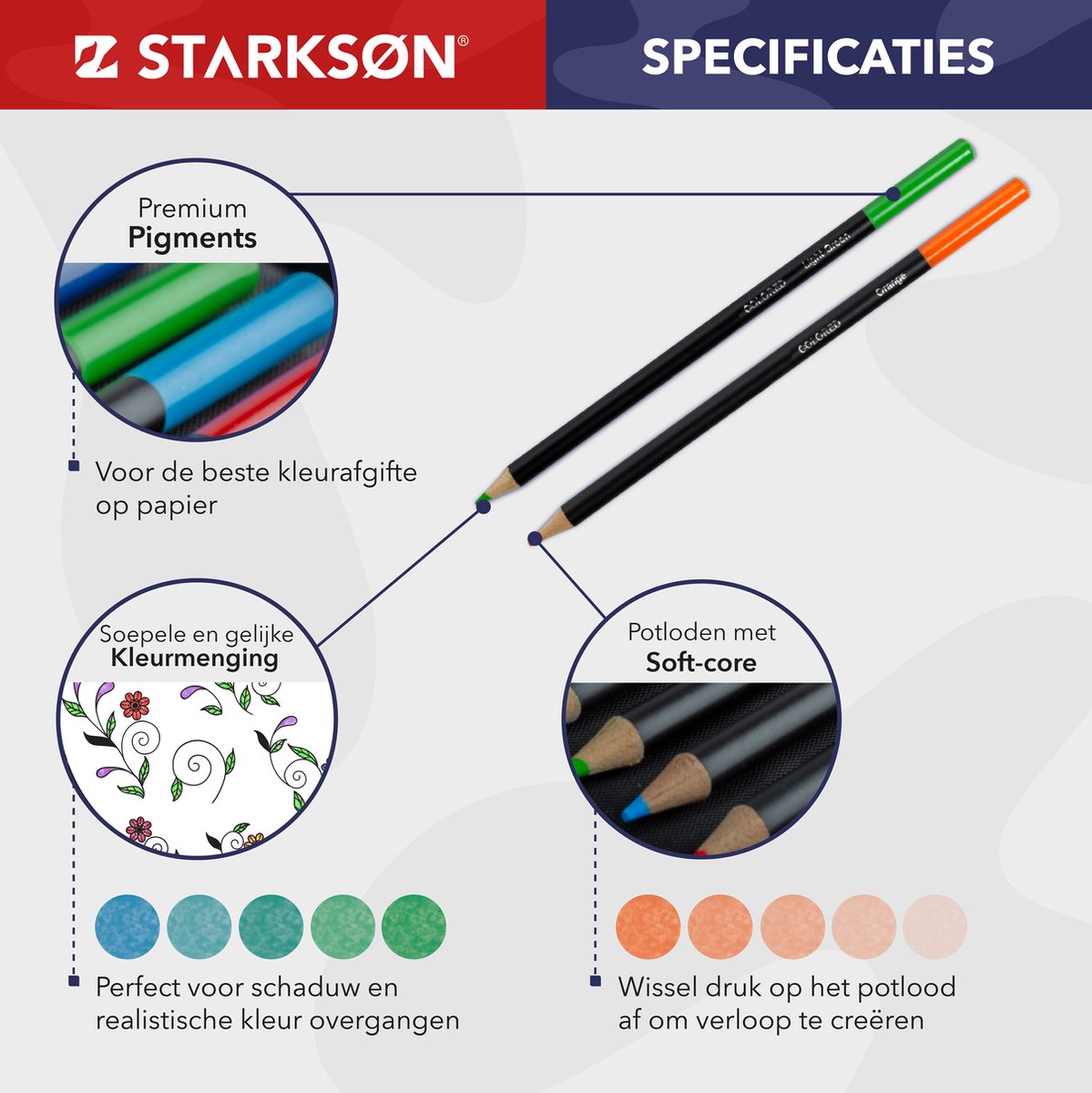 Starkson 145-delige teken set