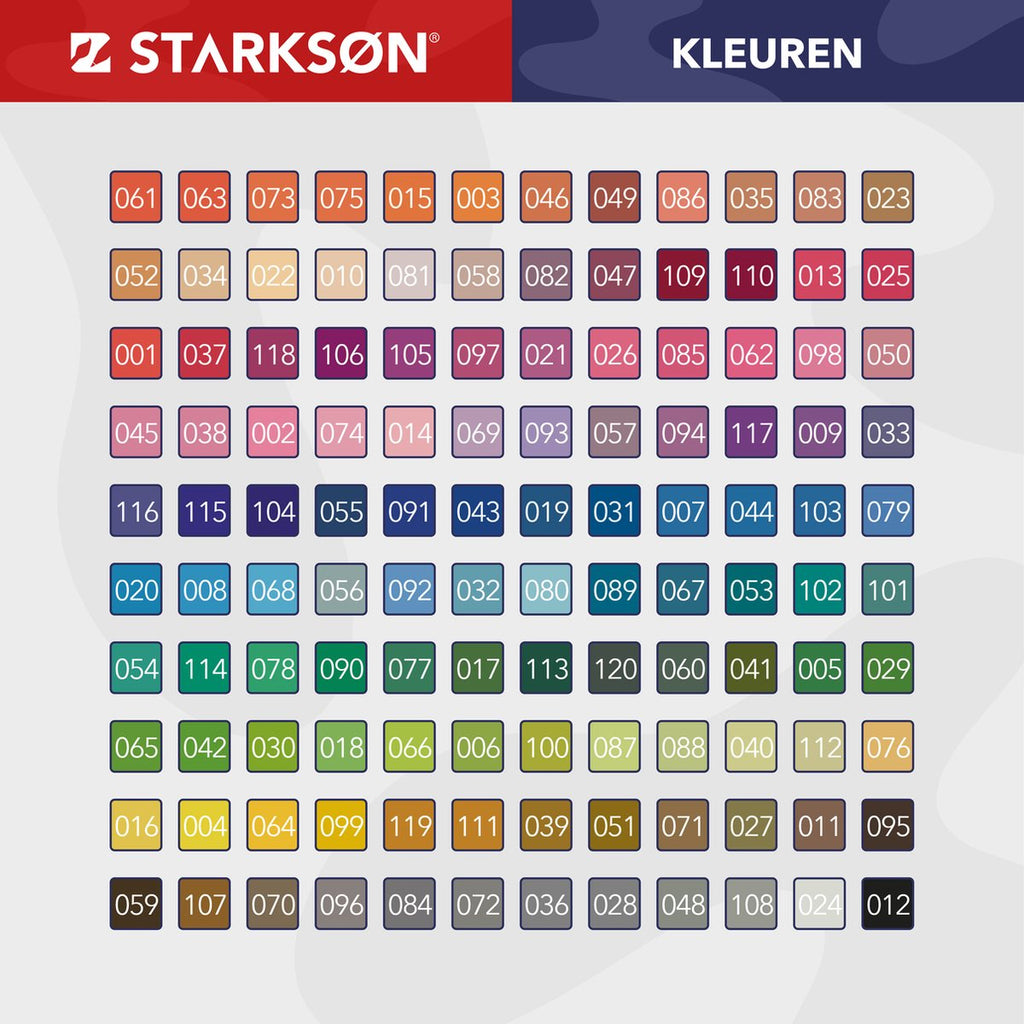 Starkson 145-delige teken set