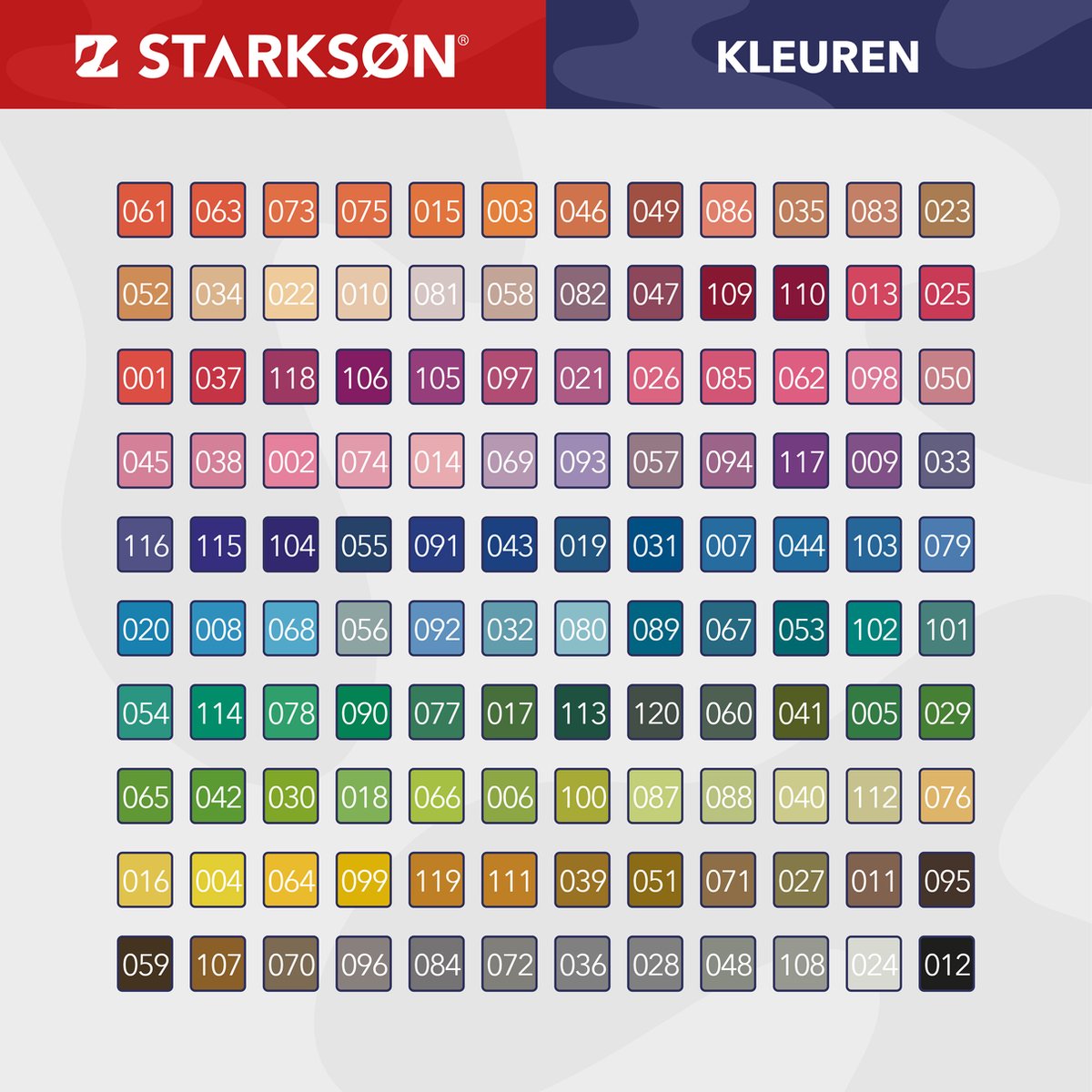 Starkson 145-delige teken set