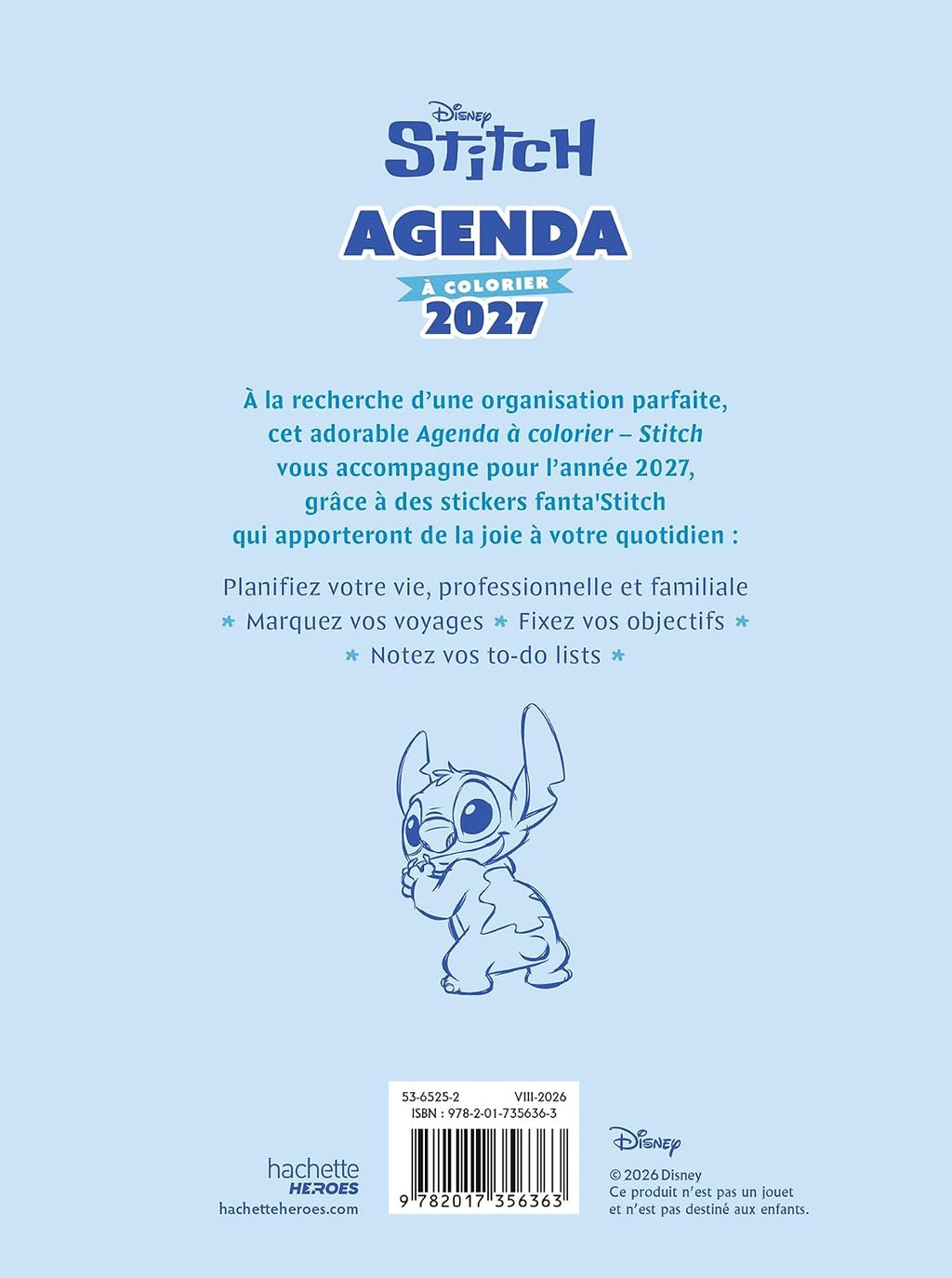 Agenda Disney 2027 Stitch
