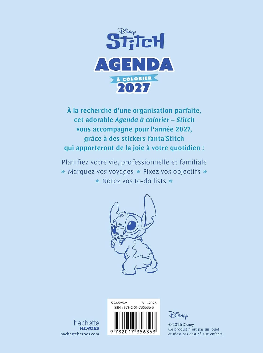 Agenda Disney 2027 Stitch