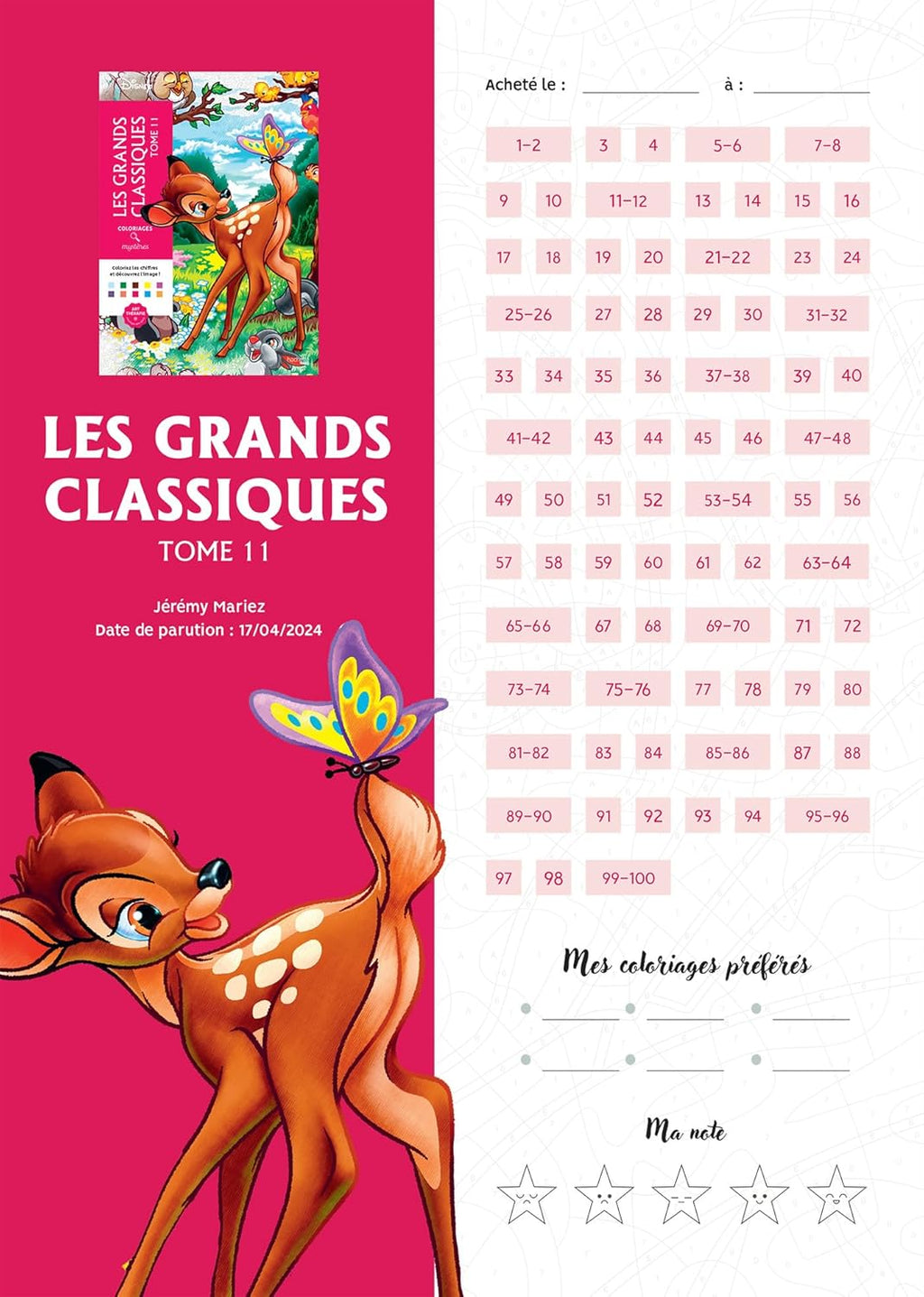 Les Tracker de Coloriages Mysteres Disney