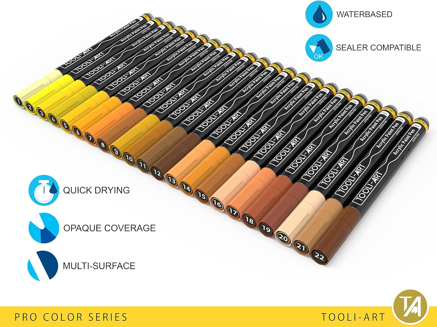 Tooli Art Yellow Tones 0,7 mm