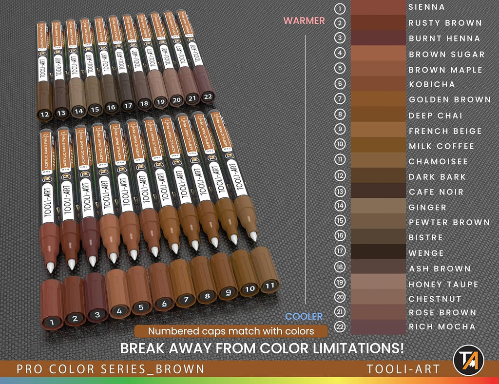Tooli art Brown tones 0,7 mm