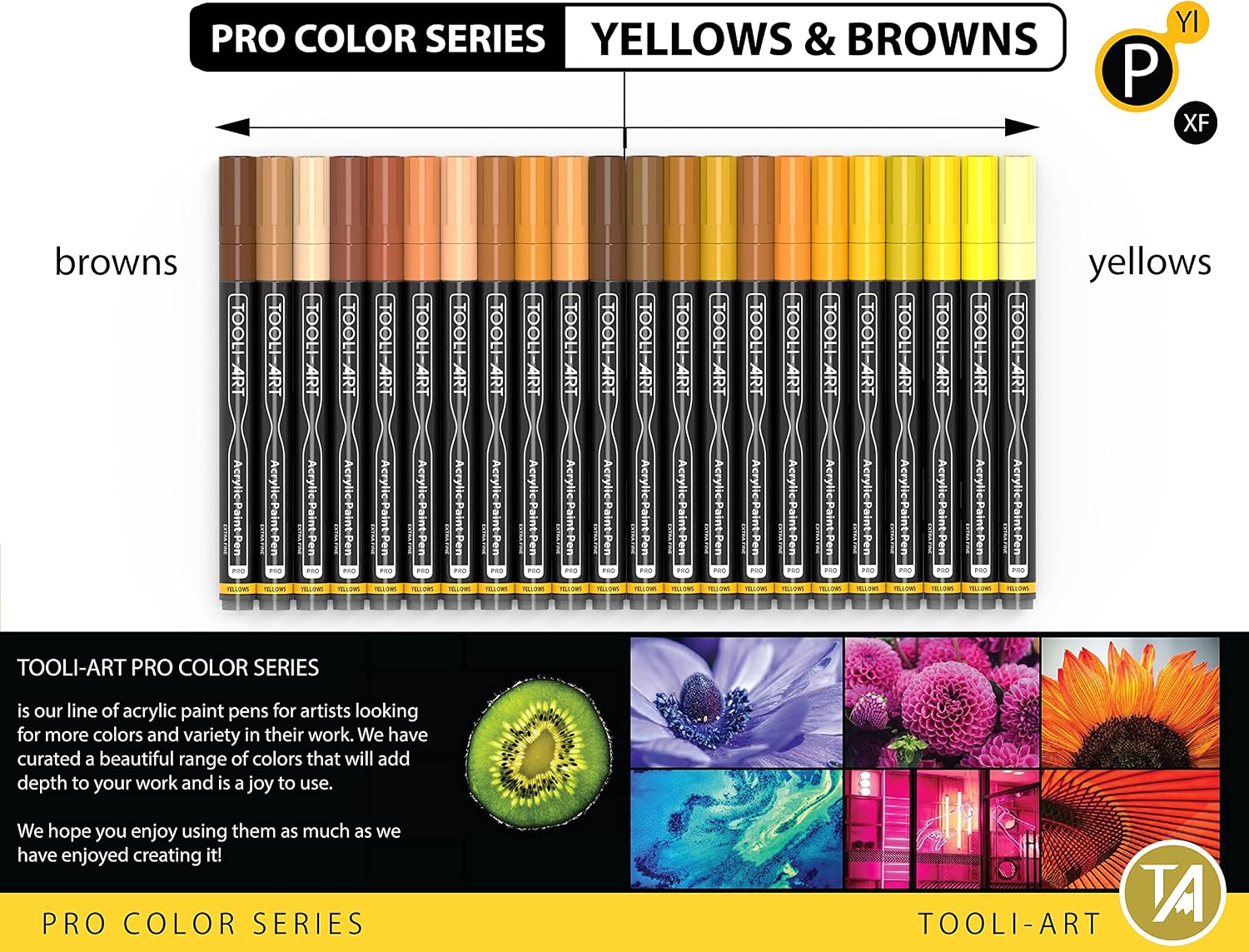 Tooli Art Yellow Tones 0,7 mm