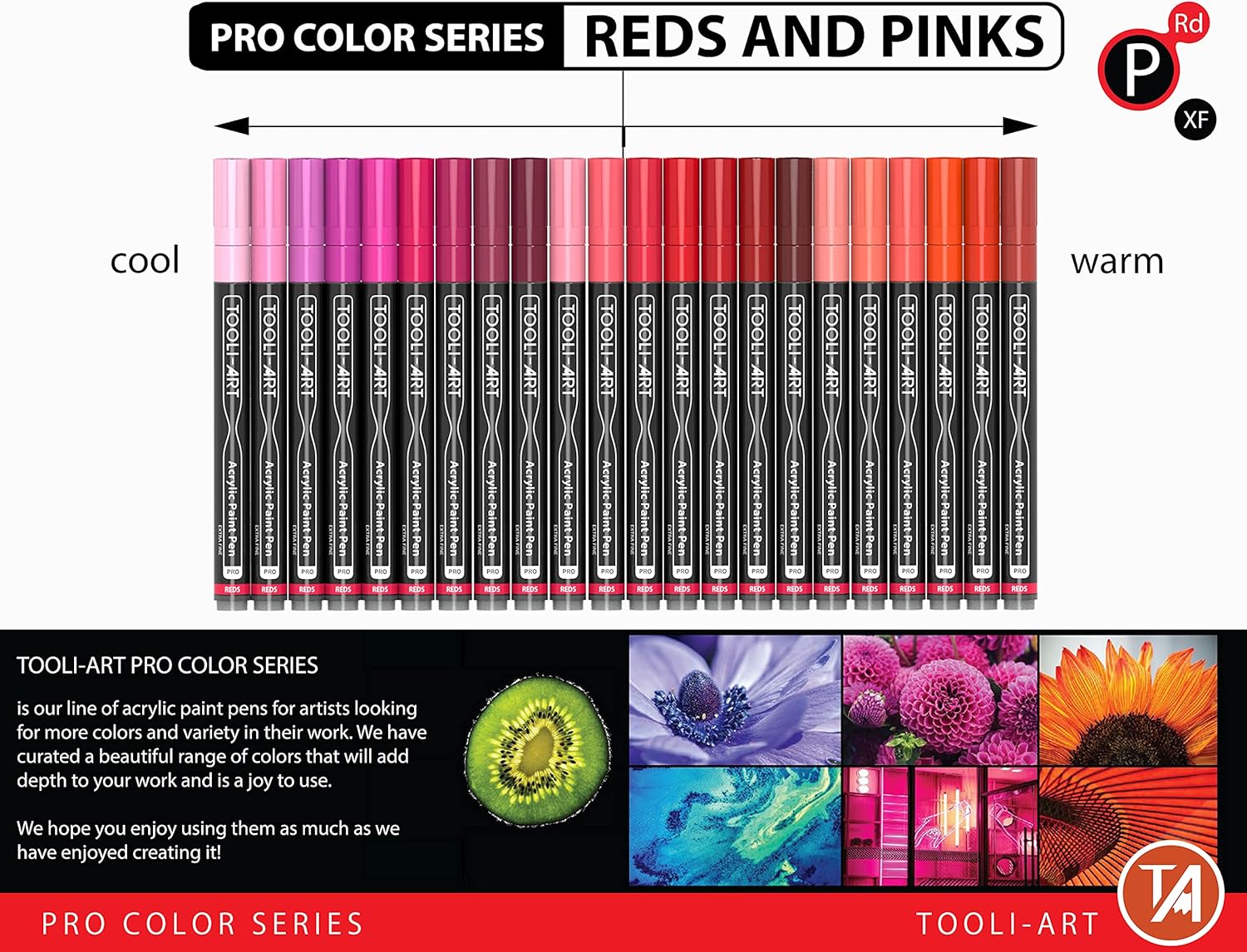 Tooli Art red tones 0,7mm
