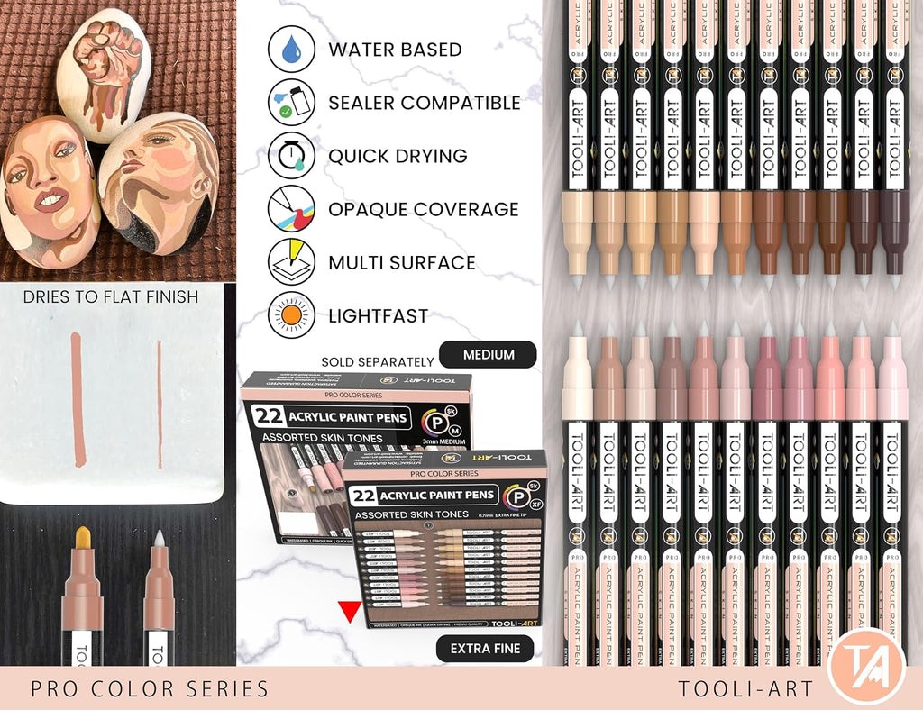 Tooli Art Skin tones 0,7mm