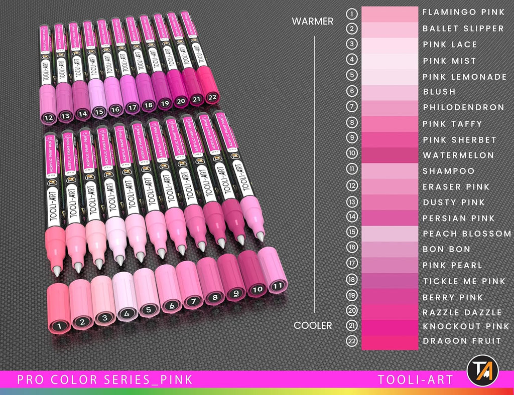 Tooli Art Pink tones 0,7mm