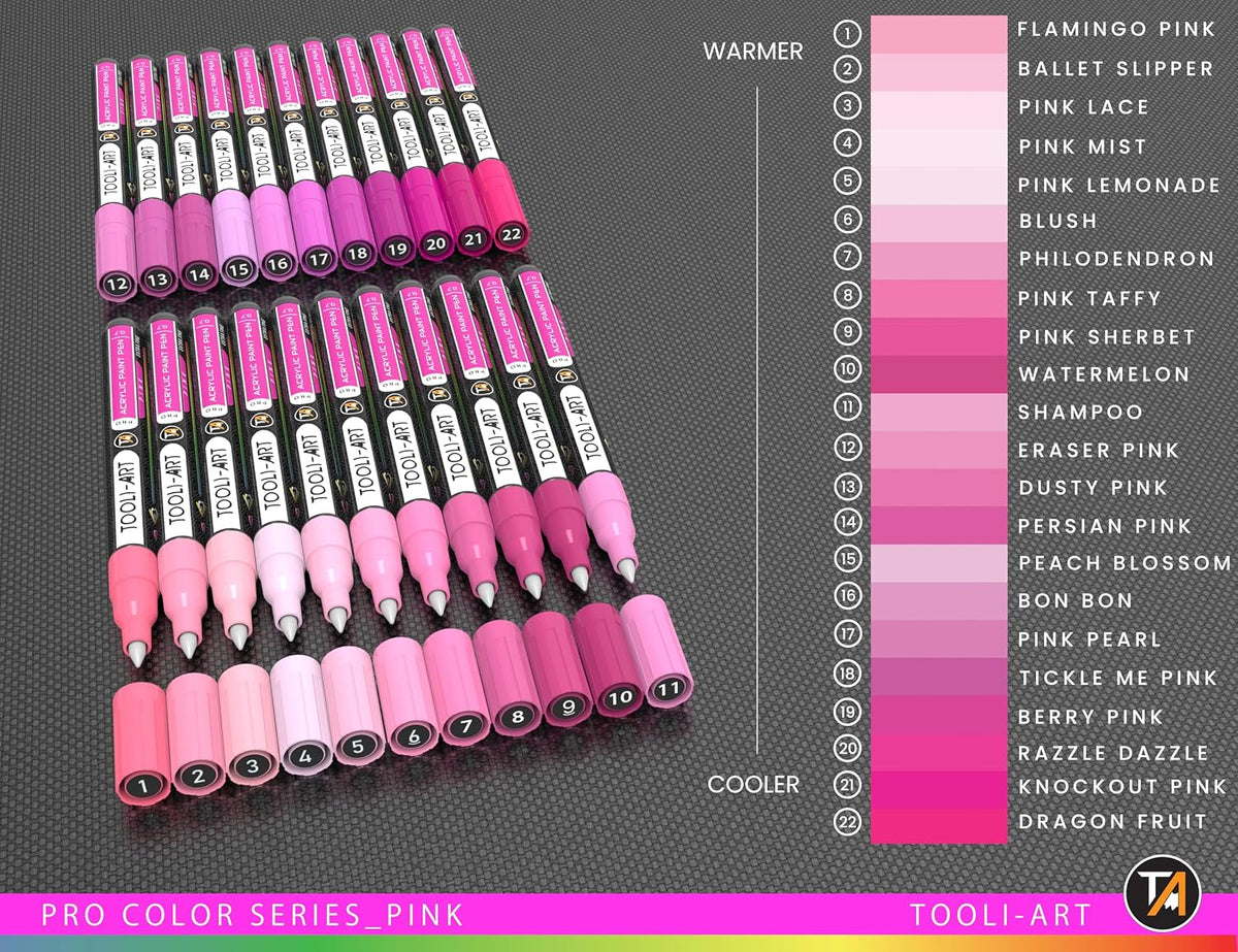 Tooli Art Pink tones 0,7mm