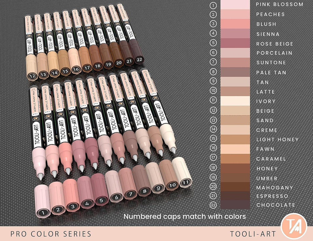 Tooli Art Skin tones 0,7mm